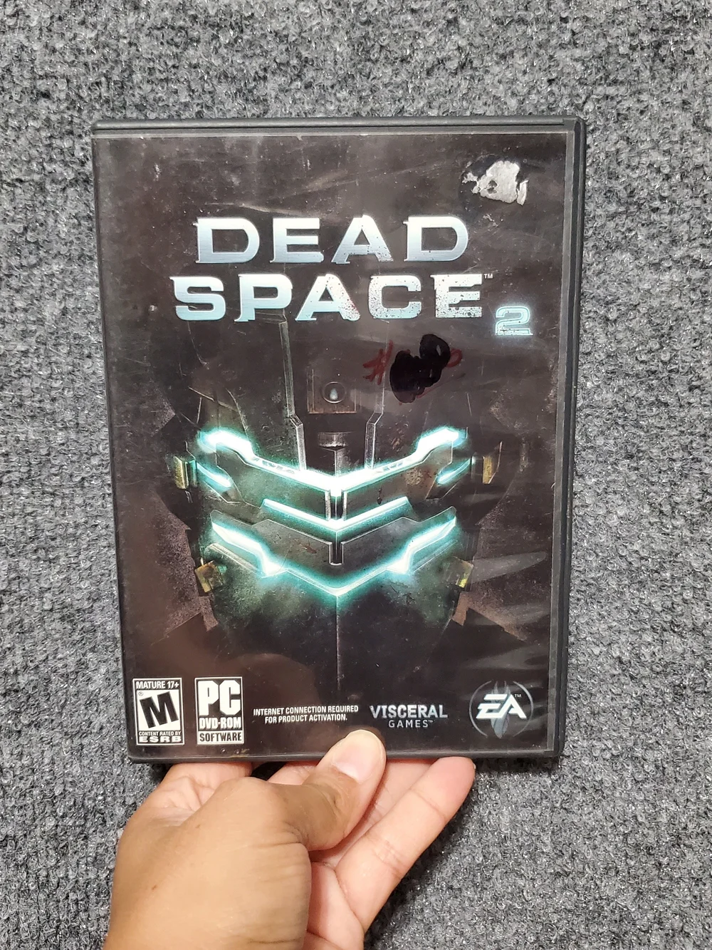 Dead Space 2 PC Game Discs & Case - Blue/Black Artwork